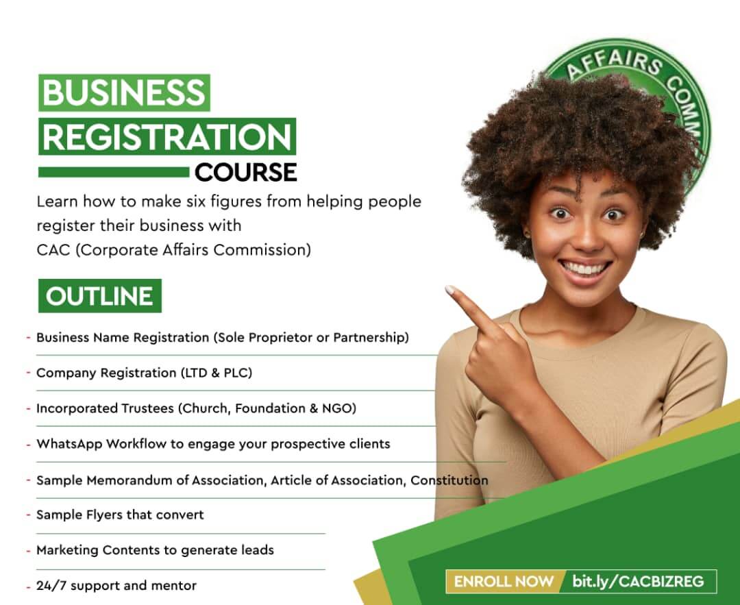 CAC Business Registration Training Course – Corporate Affairs Commission Agency Course